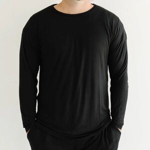 Little Sleepies NWT Men's Black Pajama Top XL